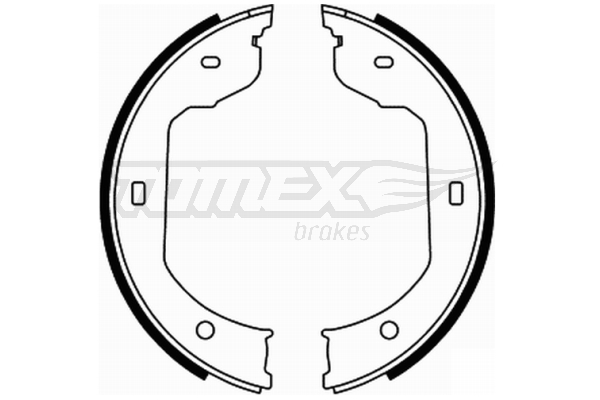 Sada brzdových čelistí TOMEX Brakes